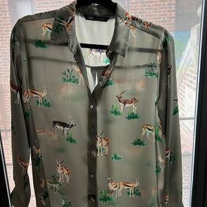 Zara deer shirt